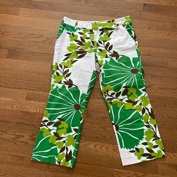 J.Crew cropped pants. Retro style. Size 8 low fit.